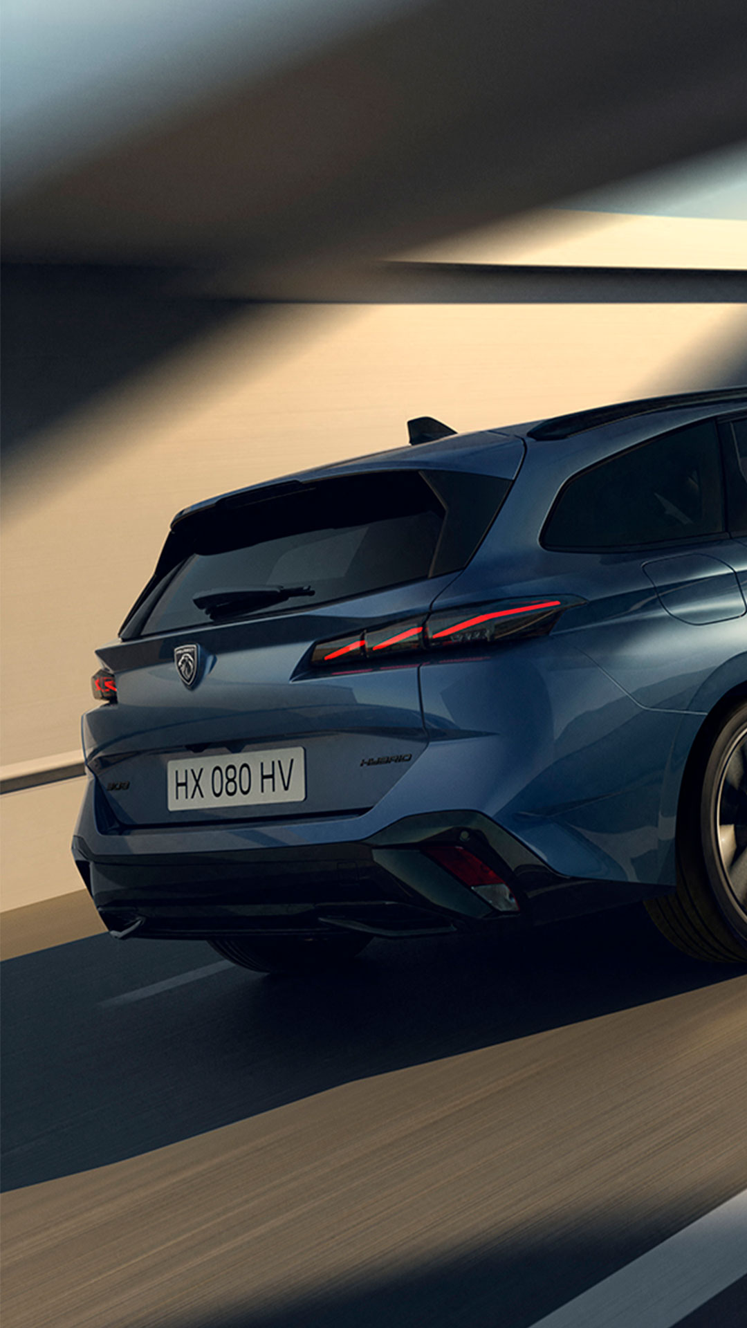 Nowy PEUGEOT 308 SW – widok z tyłu