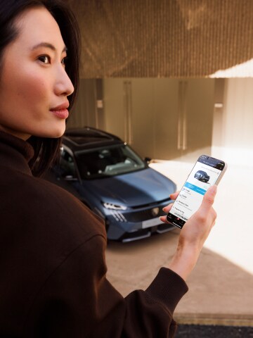 PEUGEOT E-5008 charging solutions via the PEUGEOT App
